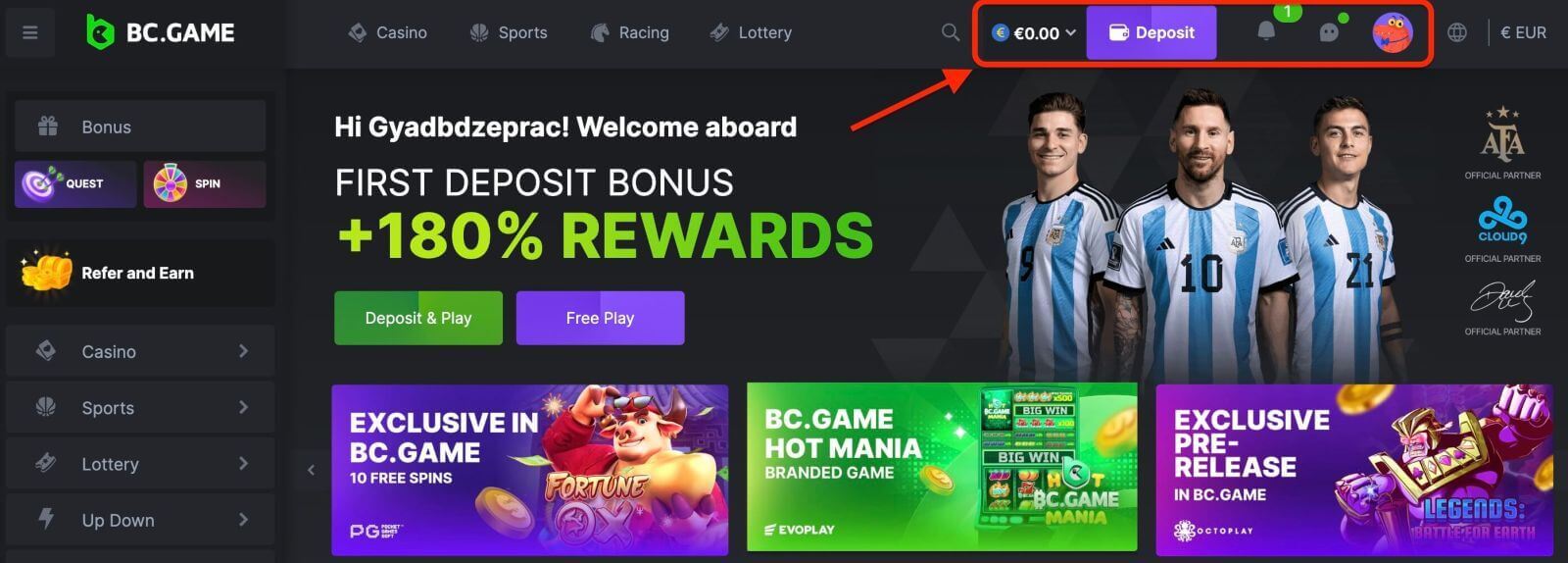 BC.Game Login: How to Sign in Account