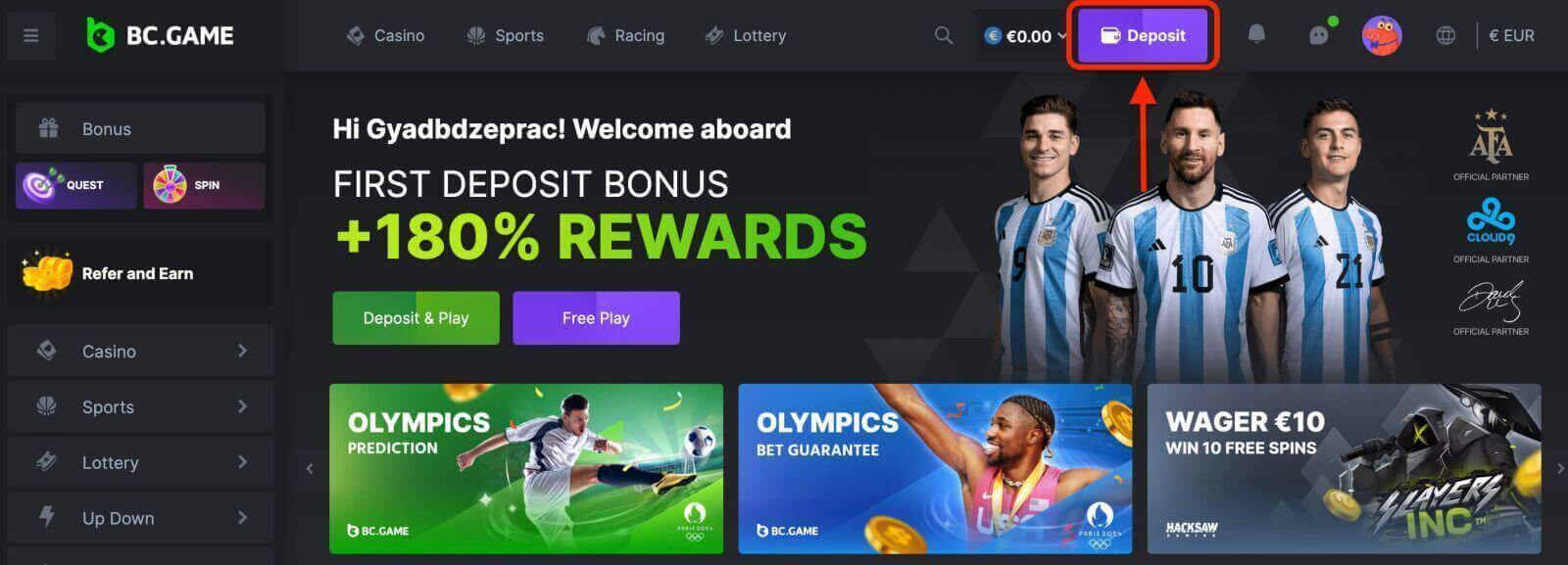 BC.Game Welcome Deposit Bonus - Up to 1080% BC.Game Welcome Deposit Bonus - Up to 1080%