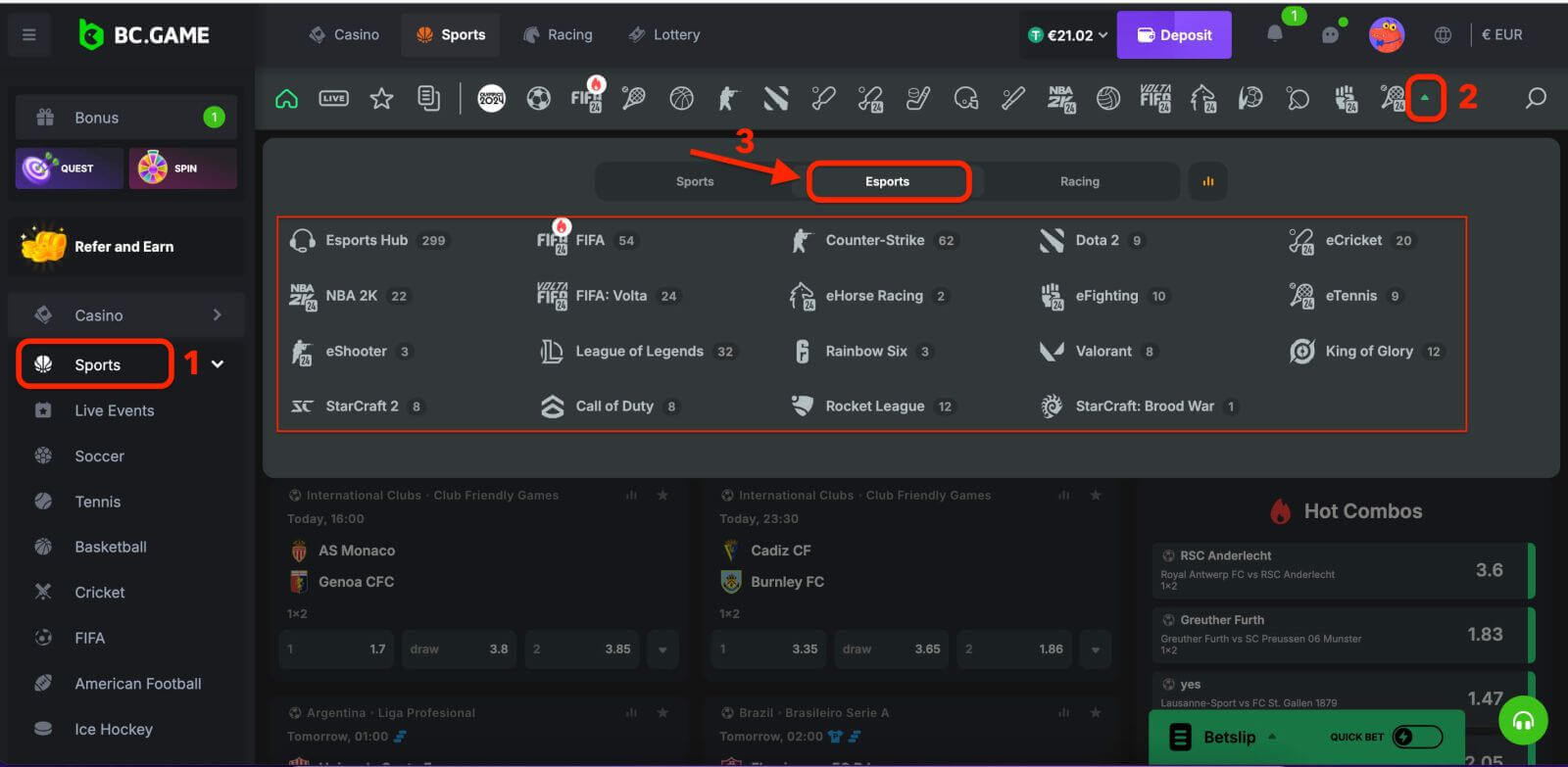 How to Play E-Sports Betting at BC.Game How to Play E-Sports Betting at BC.Game