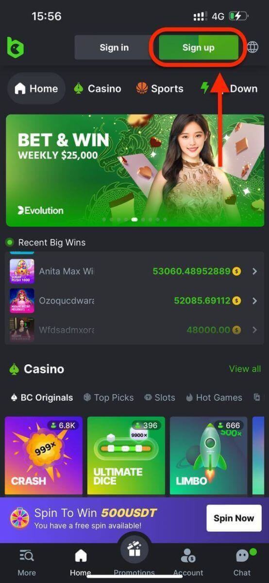 How to Play Slots at BC.Game