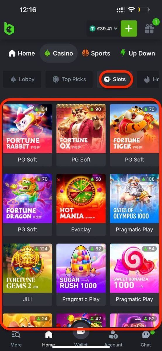 How to Play Slots at BC.Game