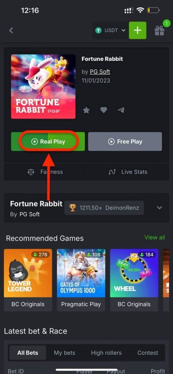 How to Play Slots at BC.Game